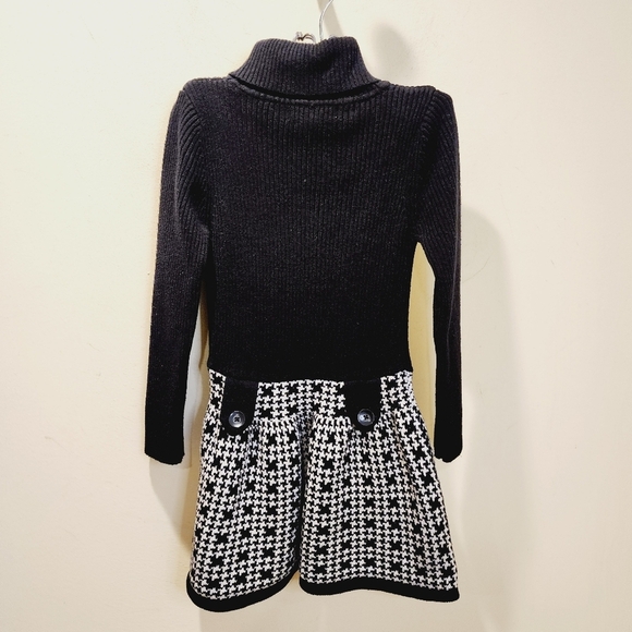 Maggie Zoe Black Girls Sweater Dress size ( 5-6 )M - Picture 2 of 9